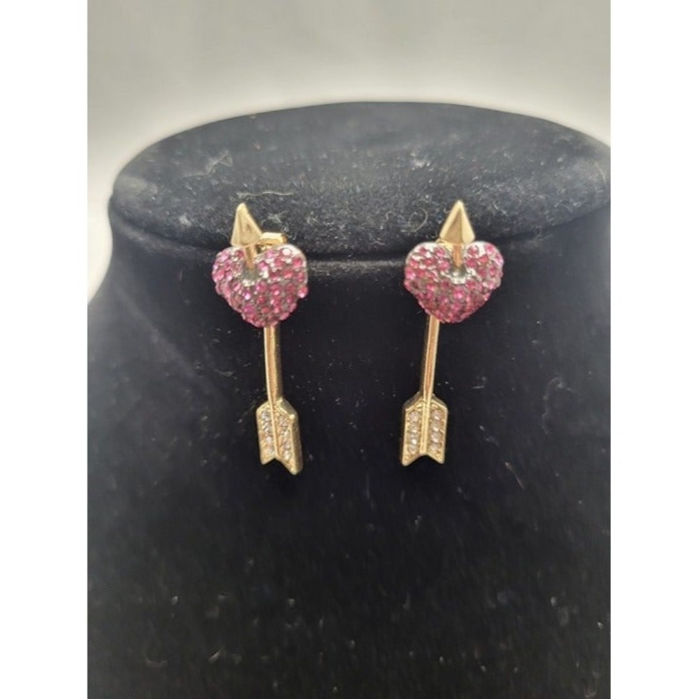Betsey Johnson Cupids Arrow Earrings - Picture 4 of 5